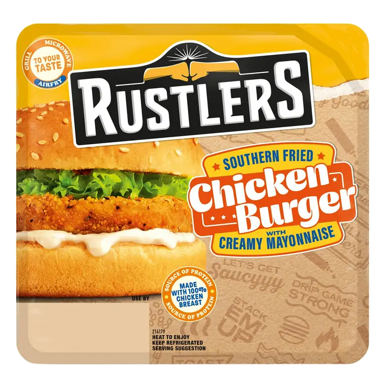 132g Creamy Mayonnaise Southern Fried Chicken Burger