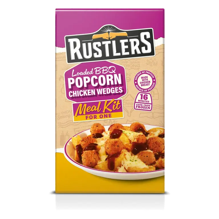 349g Loaded BBQ Popcorn Chicken Wedges