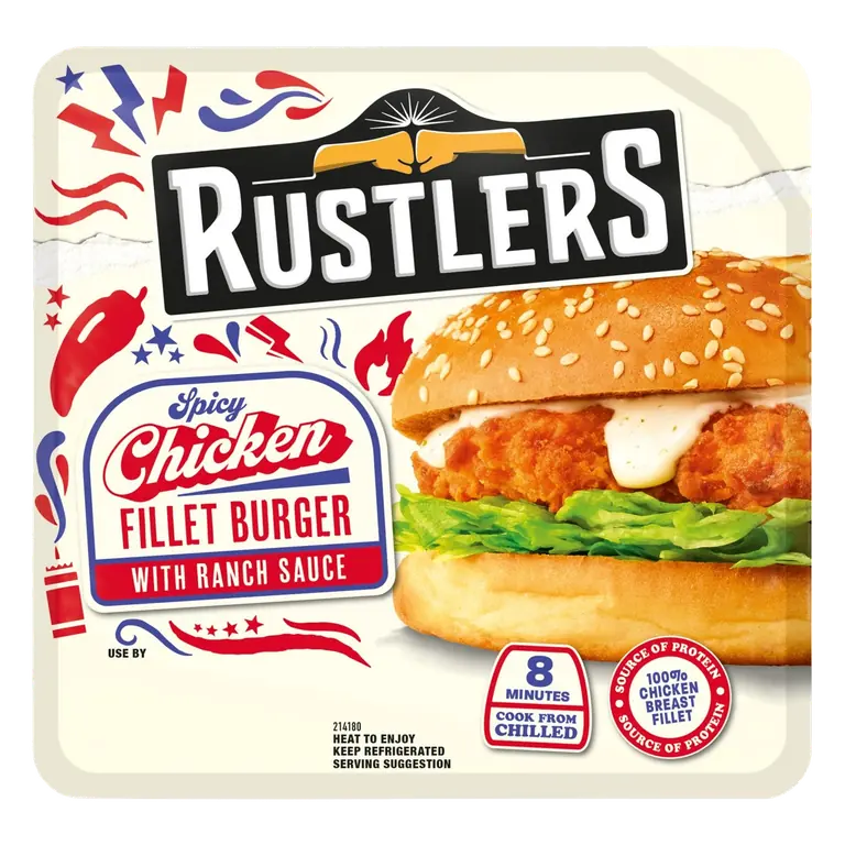 Hot & Spicy Chicken Fillet Burger 159G