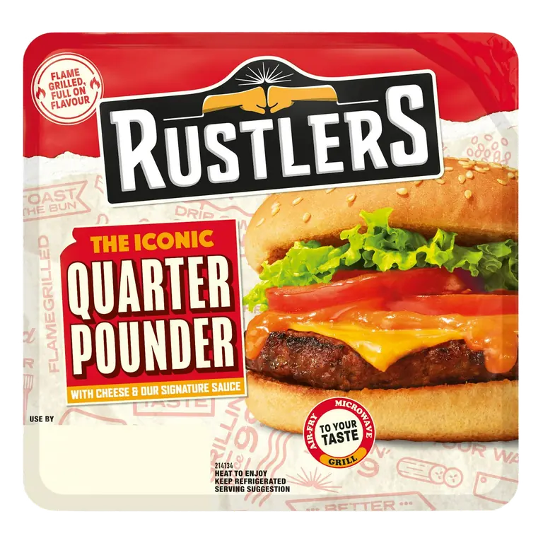 Microwave Quarter Pounder 190g (Serves 1)