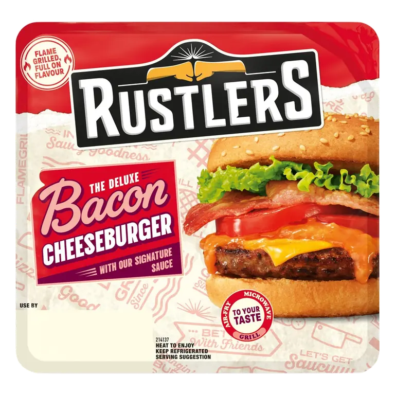 The Flame Grilled Deluxe With Bacon & Cheese