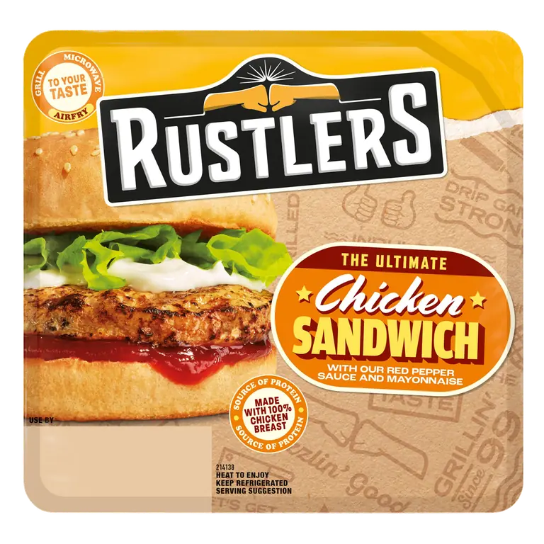 Rustlers The Ultimate Chicken Sandwich 150g