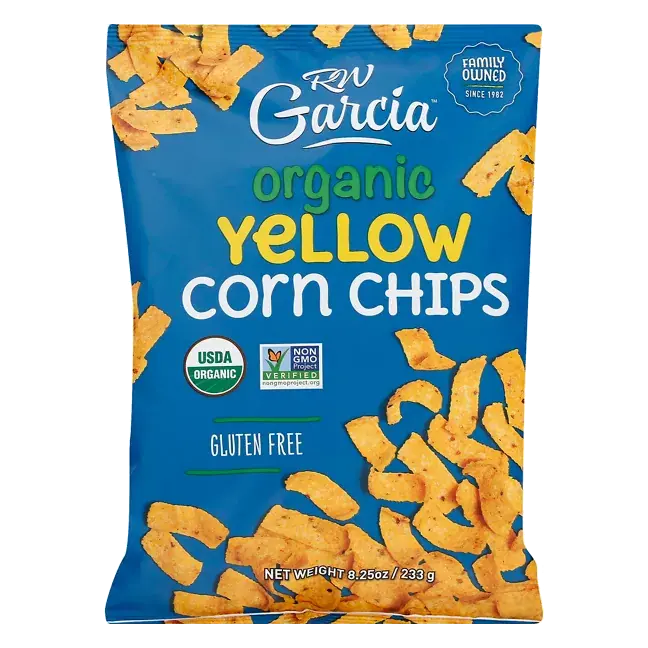 Corn Chips, Organic, Yellow