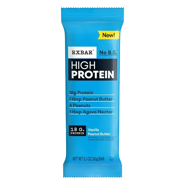 High Protein Vanilla Peanut Butter Bar