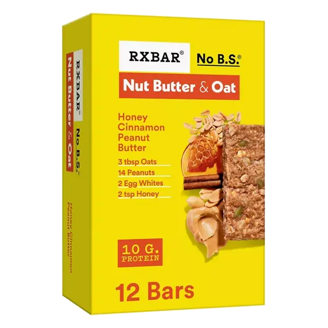 Protein Bars, Honey Cinnamon Peanut Butter