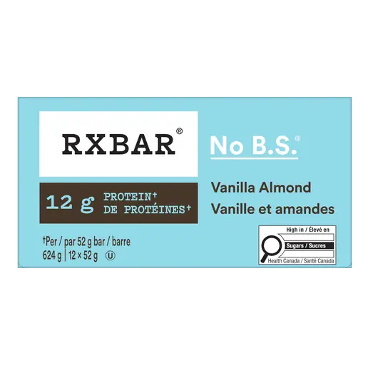Protein Bar Vanilla Almond 12 x 52 g
