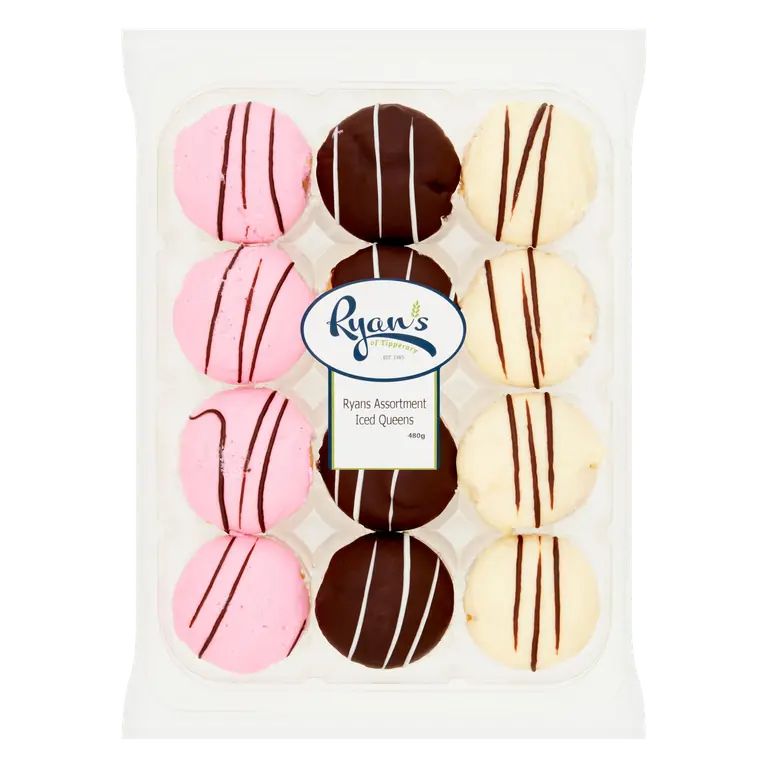 Ryan's of Tipperary Assortment Iced Queens 480g