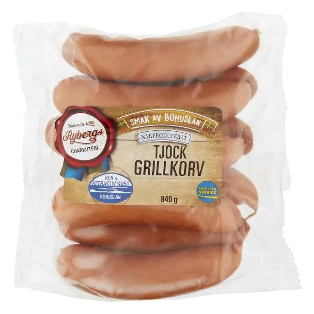 Grillkorv Tjock