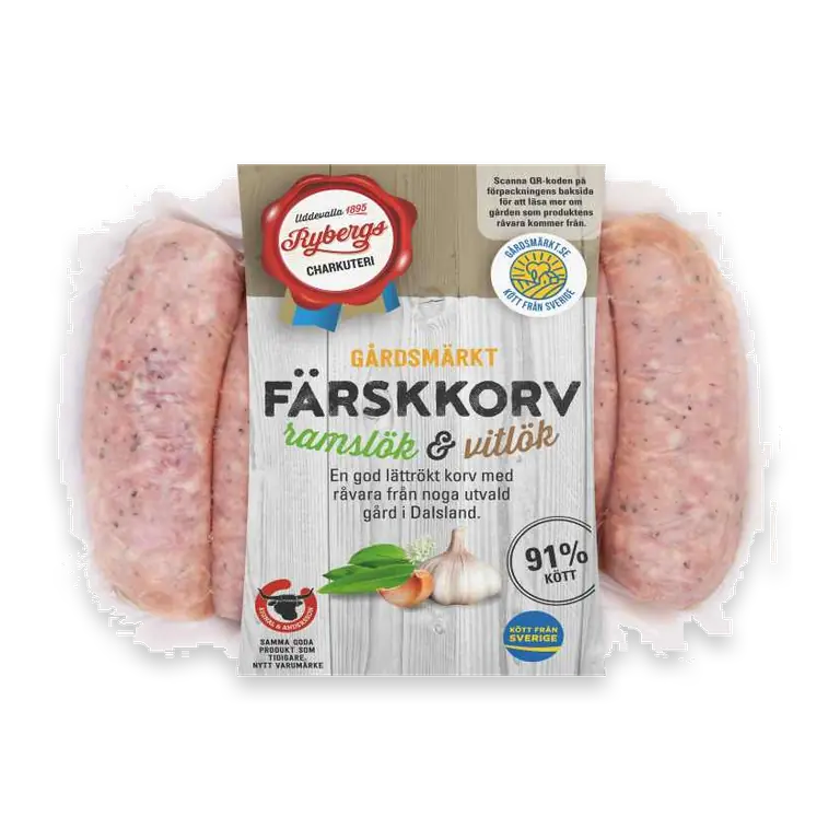 Färskkorv Ramslök & vitlök