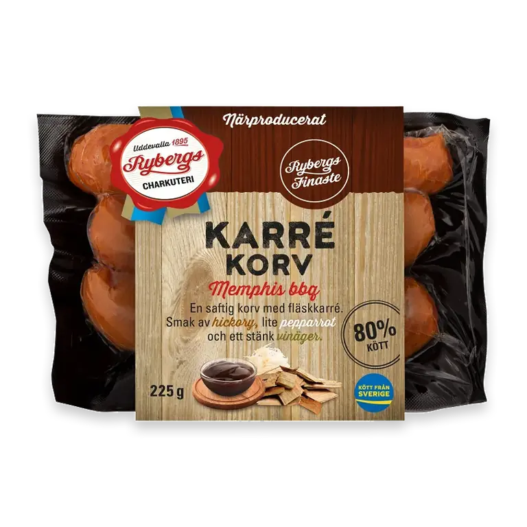 Kryddkorv Karrékorv 80% Kötthalt 225g