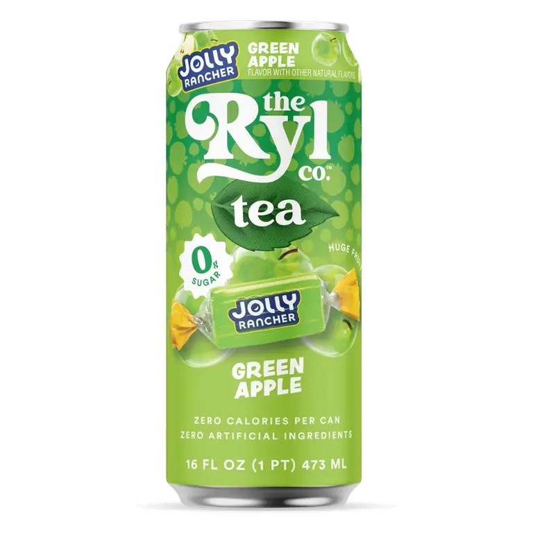 Ryl Tea Jolly Rancher Green Apple, 16 fl oz: Caffeinated