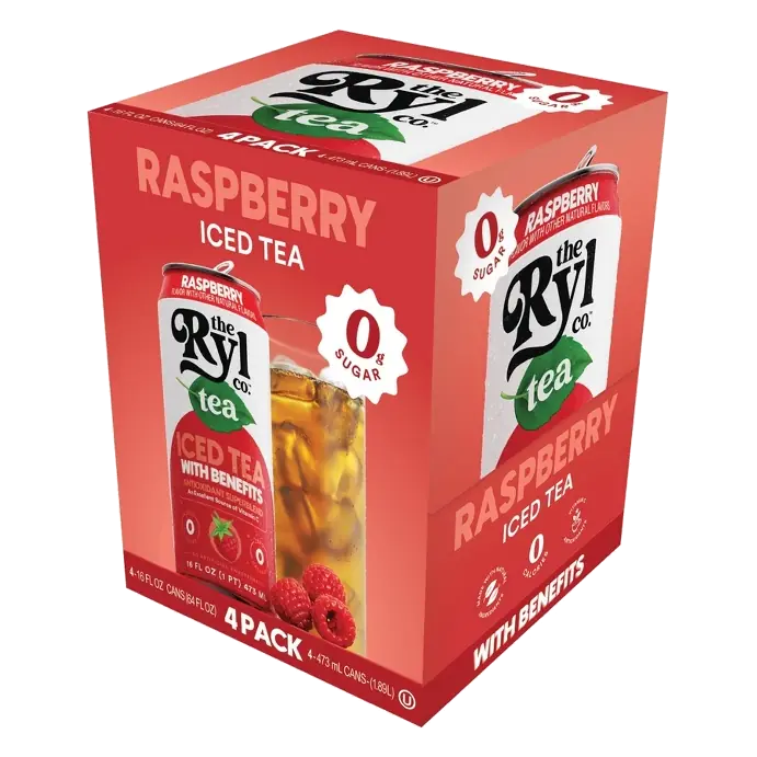 Ryl Tea Raspberry, 4pk/64 fl oz