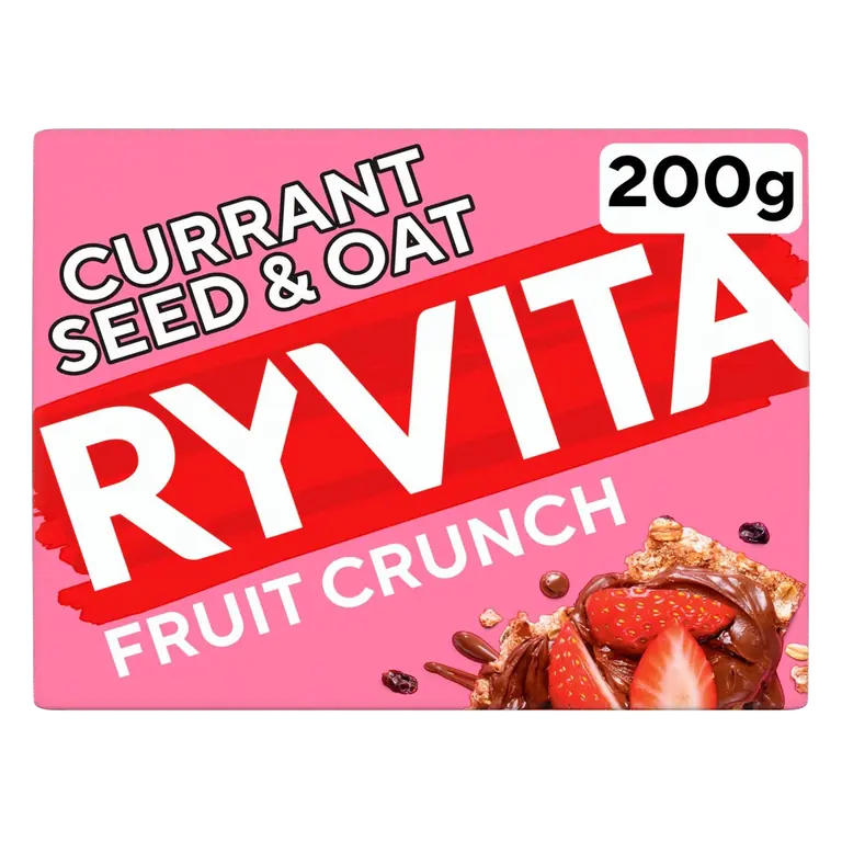 Crispbread Fruit Crunch Currant Seed & Oat Crackers