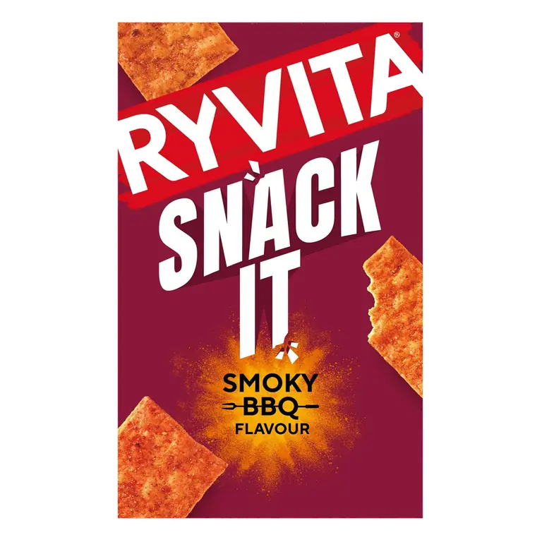 Snack It Thins Smoky BBQ Flatbread Snacks 125g