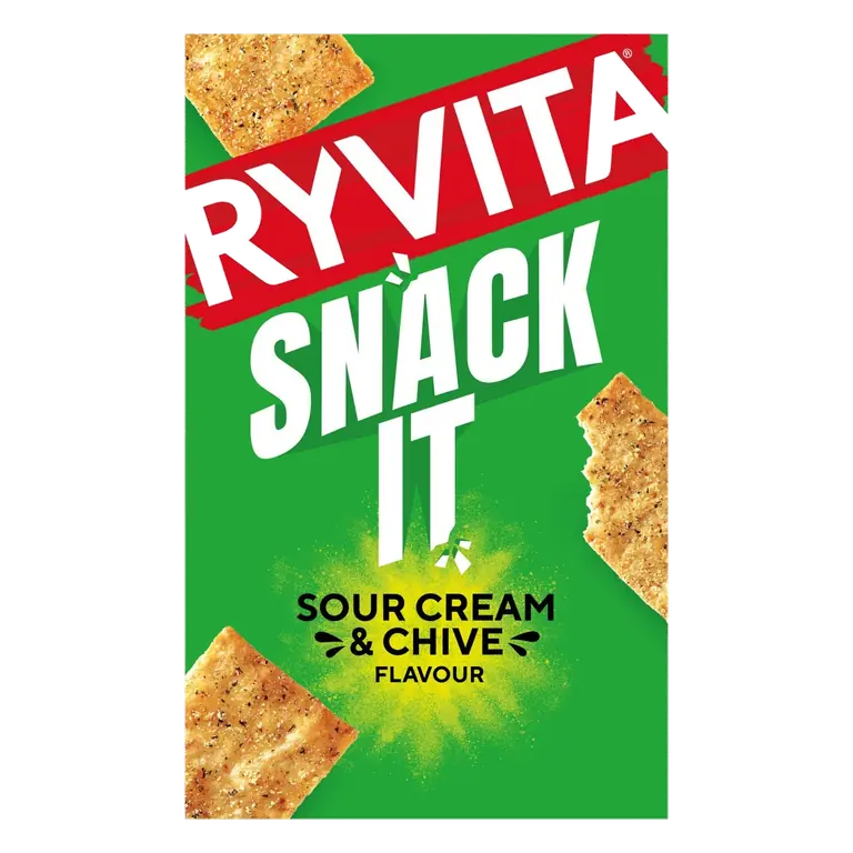 Snack It Thins Sour Cream and Chive Flatbread Snacks