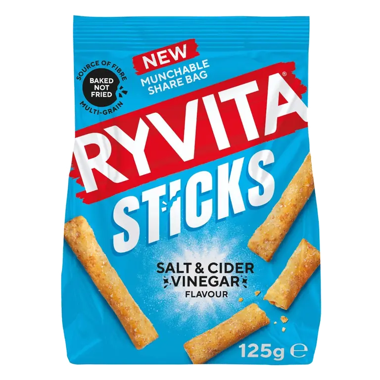 Sticks Sea Salt & Vinegar 125g