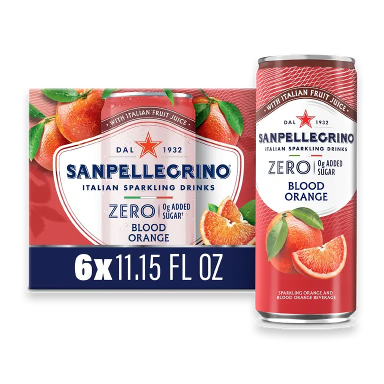 Sanpellegrino Crafted Soda Italiana Blood Orange Zero Added Sugar