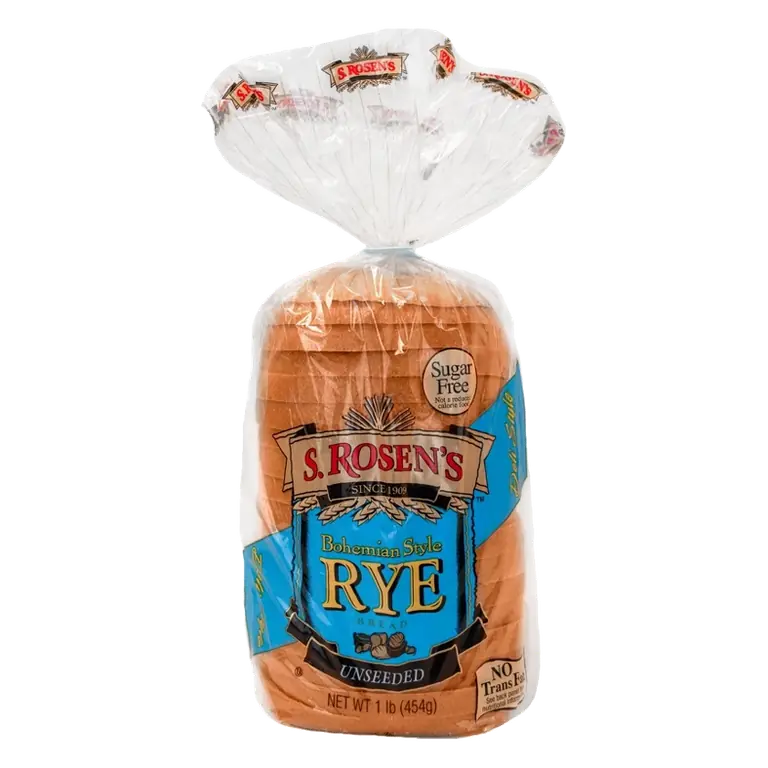 S.Rosen's Unseeded Rye Bread, 16oz