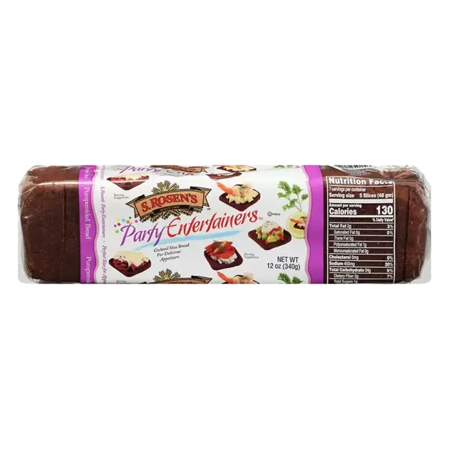 Party Entertainers Cocktail Size Pumpernickel Bread