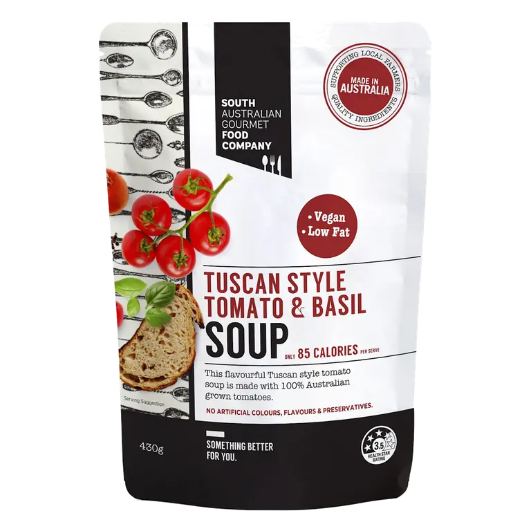 Tuscan Style Tomato & Basil Soup