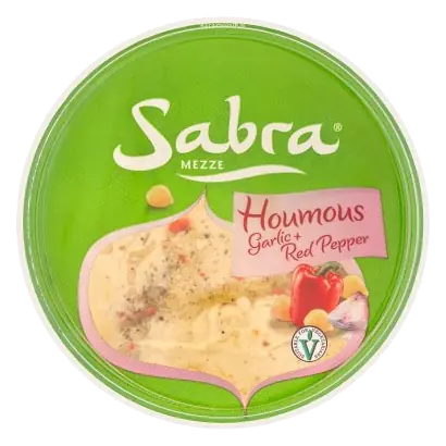 Sabra Garlic & Red Pepper Houmous
