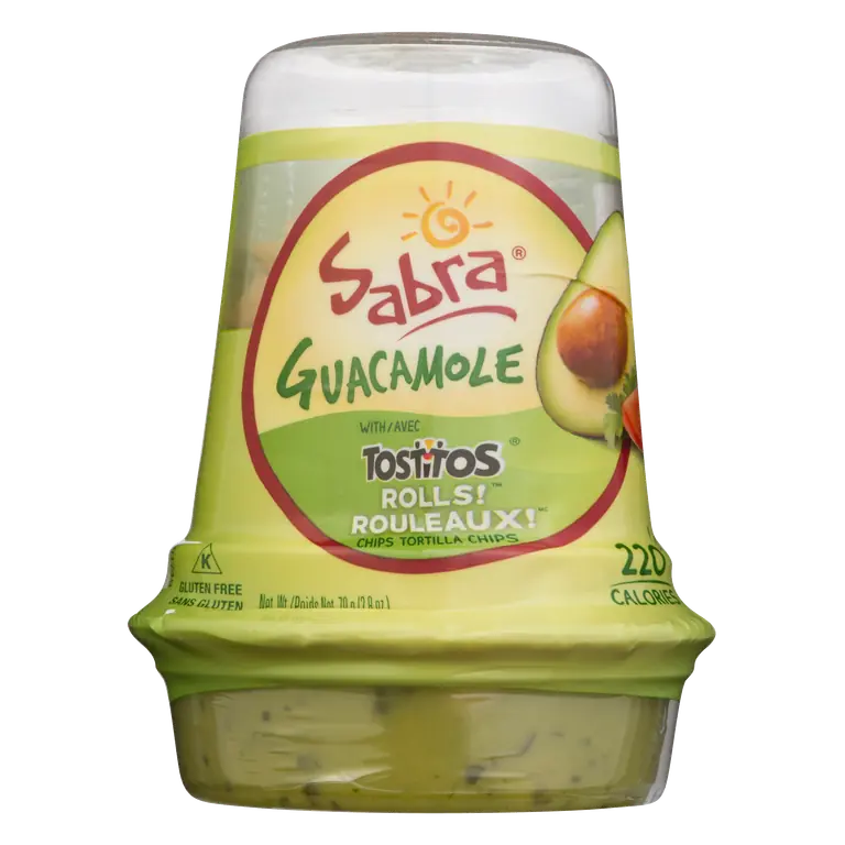 Gluten-Free Dip Guacamole With Tostitos Rolls 79 g