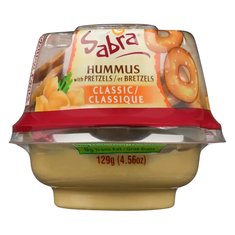 Hummus Dip With Pretzels Classic 129 g