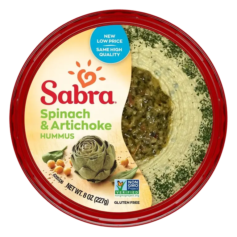 Sabra Spinach Artichoke Hummus Dip, 8oz