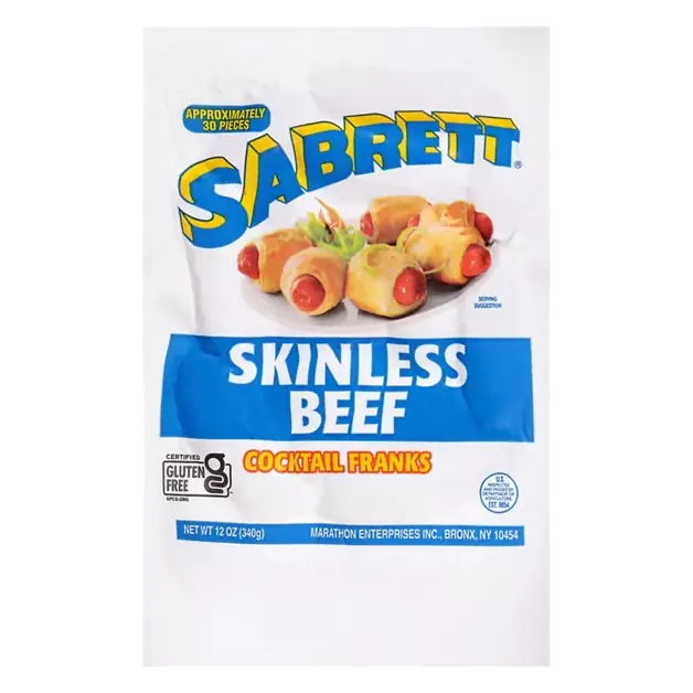 Skinless Beef Cocktail Franks