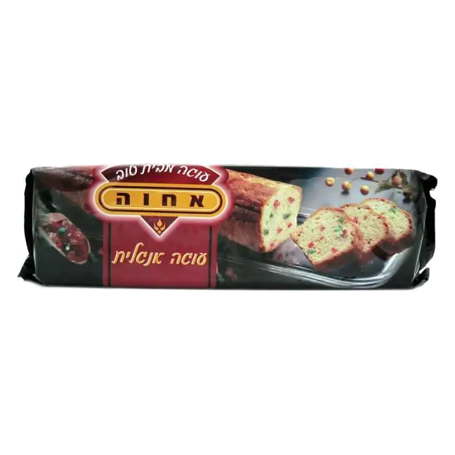 Sadaf Achva English Cake, 15.87oz: Slice, No Filling, Orange Flavor