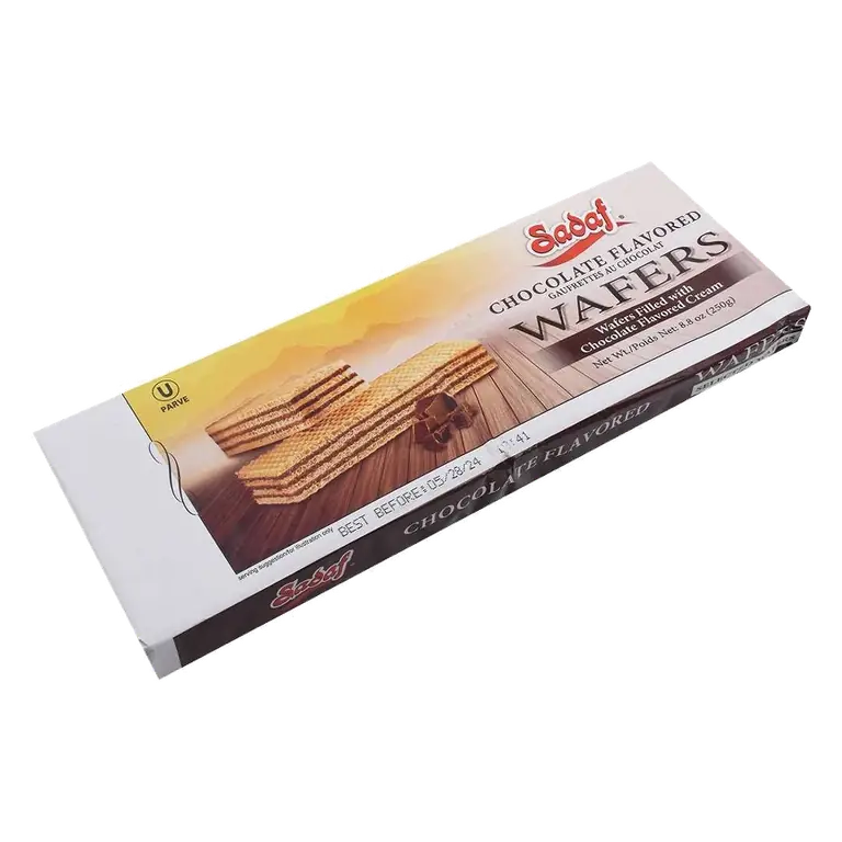 Sadaf Chocolate Flavored Wafers, 8.81oz
