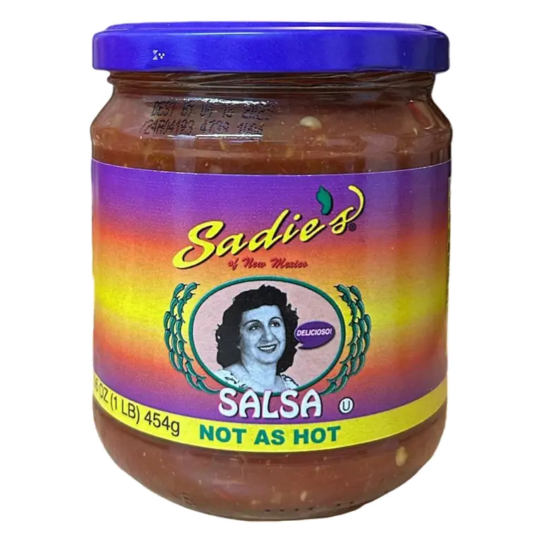 Sadies Not-As-Hot Salsa, 16oz: Mild Spice Level