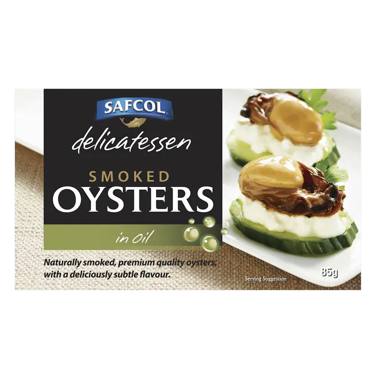 Delicatessen Smoked Oysters in Oil