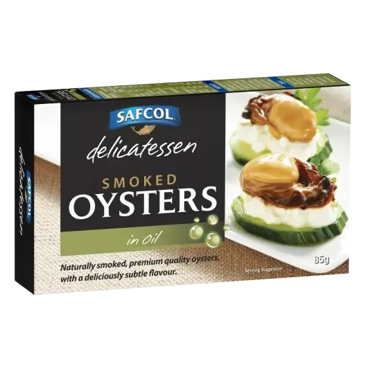 Smoked Oysters In Oil