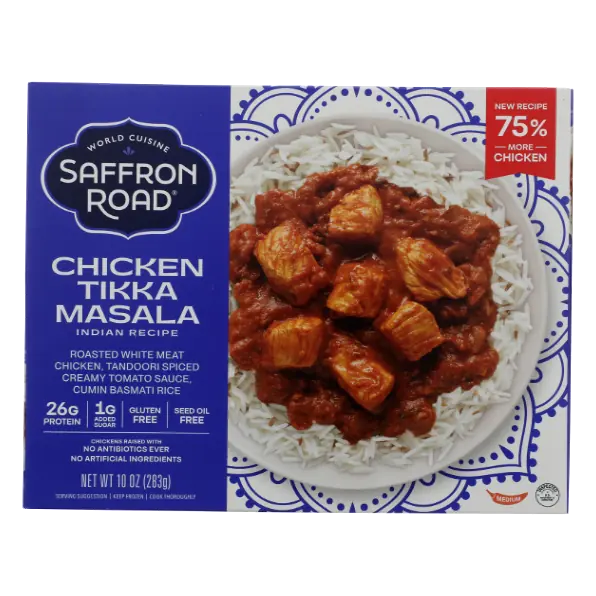 Chicken Tikka Masala with Basmati Rice Gluten-Free Indian Frozen Dinner