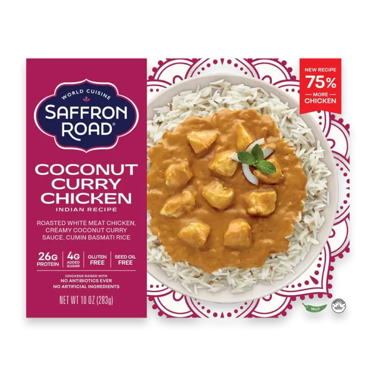 Coconut Curry Chicken Gluten-Free Indian Frozen Dinner
