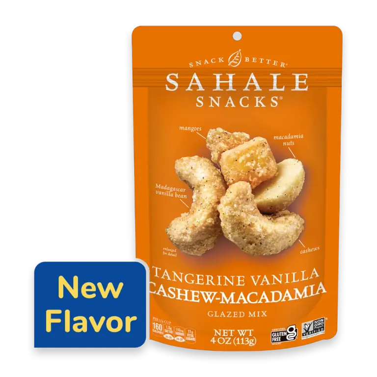 Tangerine Vanilla Cashew-Macadamia Glazed Mix Nuts