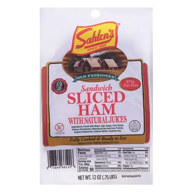 Ham, Sandwich, Sliced