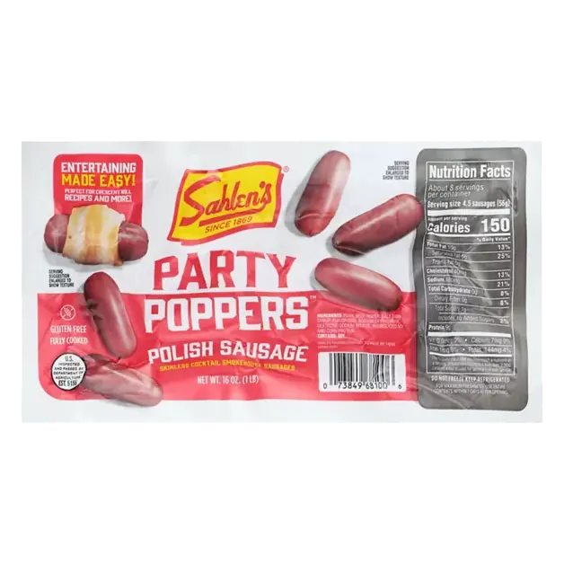 Party Poppers Polish Sausage