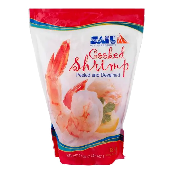 Farm Raised Cooked Peel & Deveined Shrimp 13-15 ct per lb Frozen