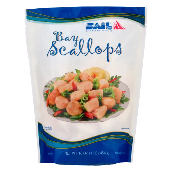 Wild Caught Bay Scallops Frozen