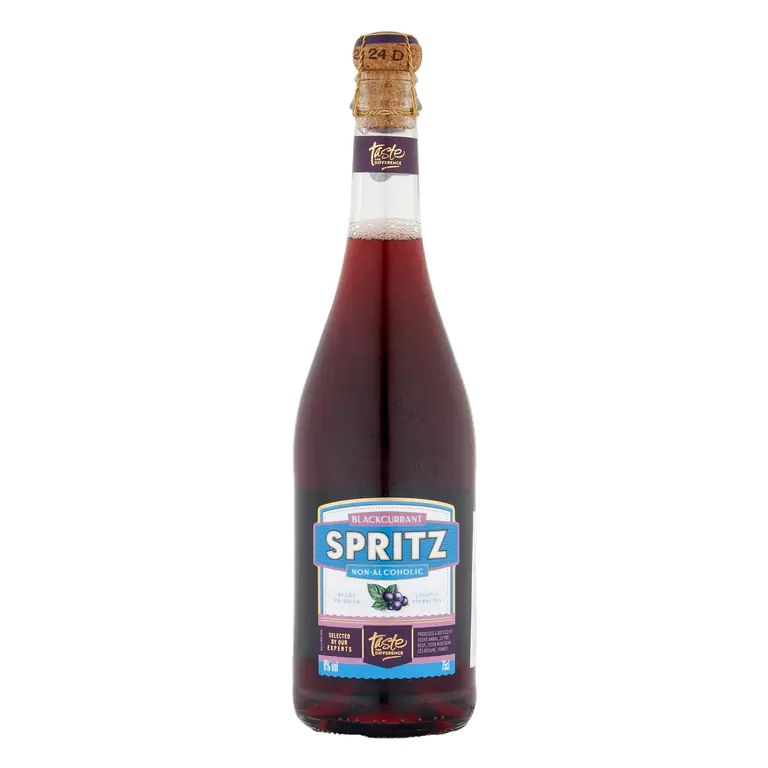 0.0% Alcohol Free Blackcurrant Spritz, Taste the Difference 75cl