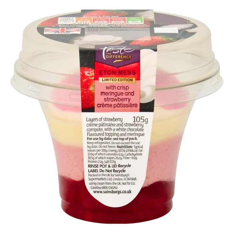 105g Eton Mess, Taste the Difference, Limited Edition