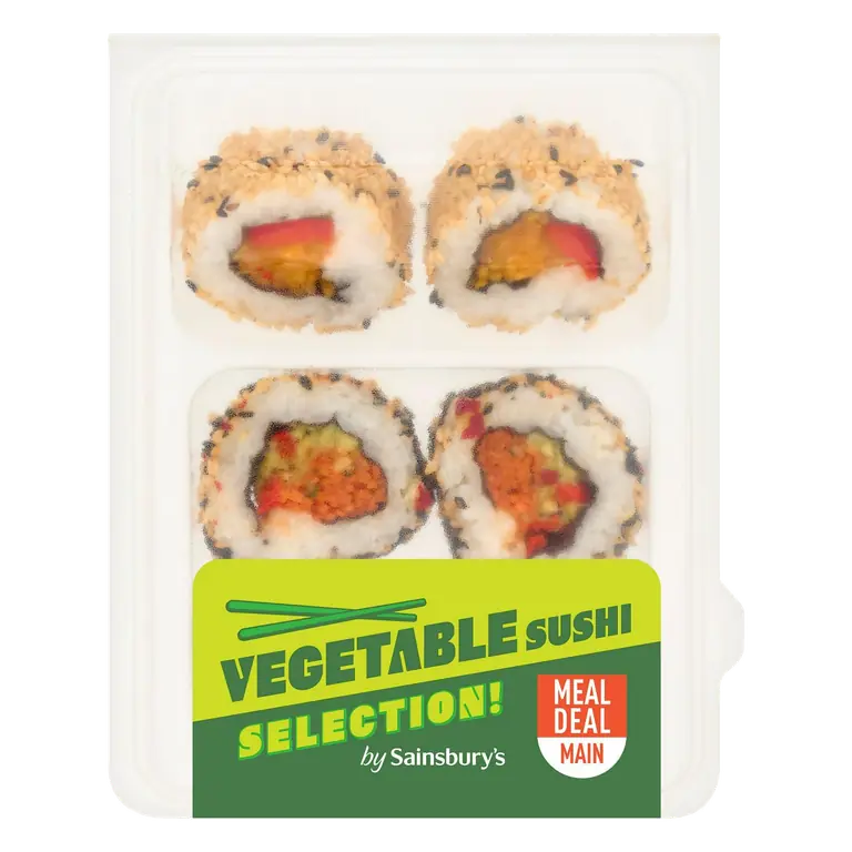 115g Med Pack Vegetable Sushi