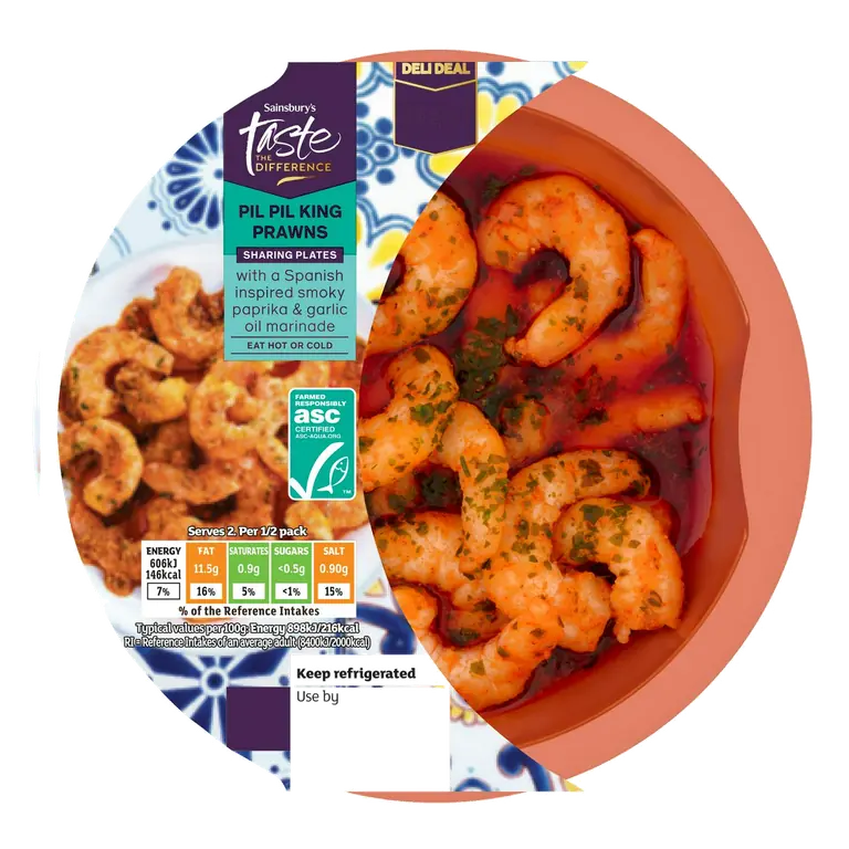 135g Pil Pil King Prawns, Taste the Difference