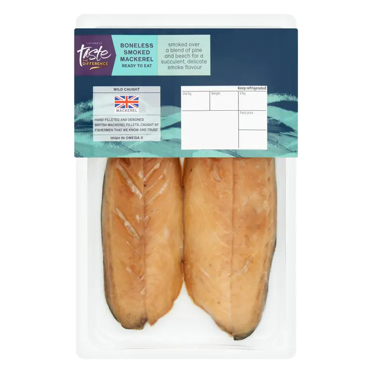 140g Boneless Smoked Mackerel, Taste the Difference