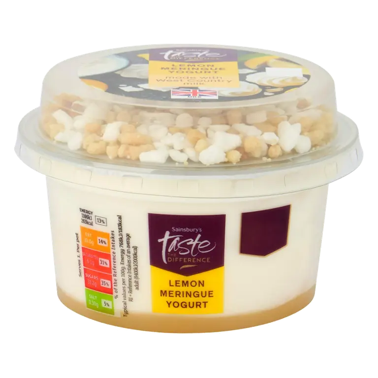 144g Lemon Meringue Yogurt, Taste the Difference
