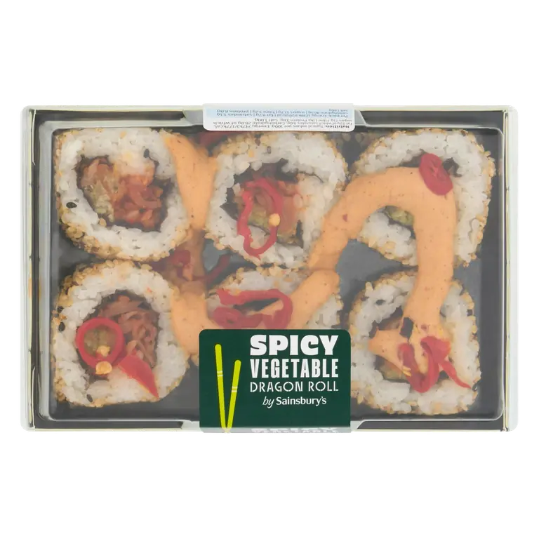 164g Spicy Vegetable Dragon Rolls