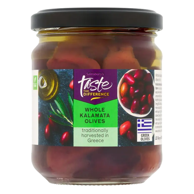 180g Whole Kalamata Olives, Taste the Difference