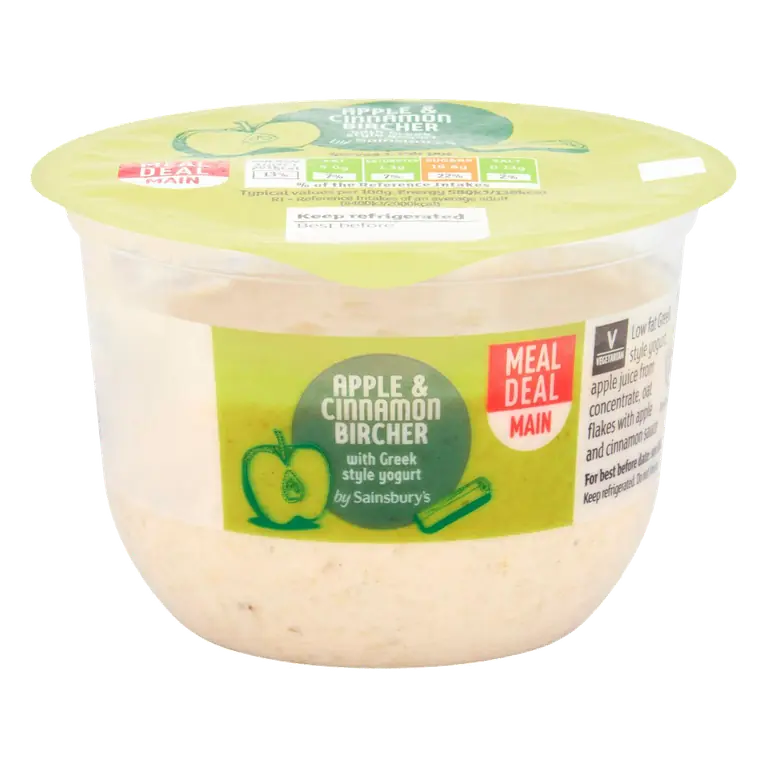 190g Apple & Cinnamon Bircher with Greek Style Yogurt